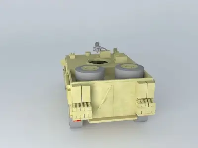Tumen light armored transport vechicle Free 3D model