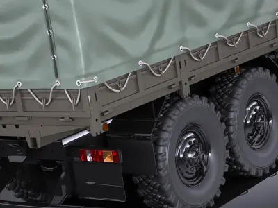 GAZ Ural Next 2015 Military 3D model