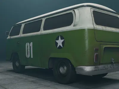 Volkswagen Kombi Free 3D model