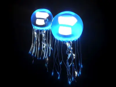 Jellyfishes 3D model