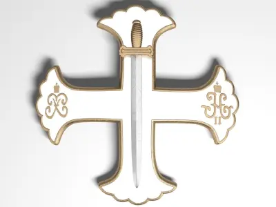 The order of the Semenovsky regiment Free 3D model