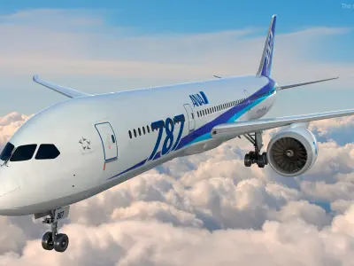 Boeing 787-9 Dreamliner ANA Livery 3D model