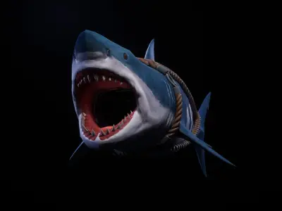 SHARK 3D MODEL Free low-poly 3D model