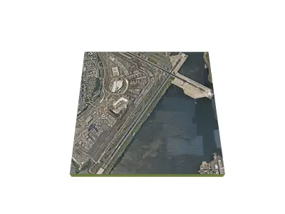 LaGuardia International Airport Terminal - High Resolution Image 3D model