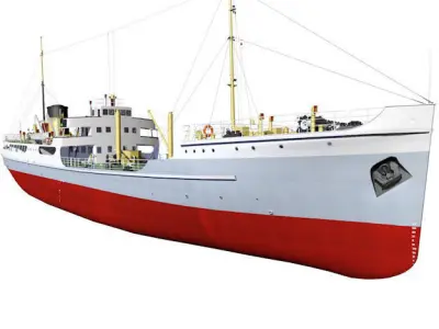 Merchant Ship 3D model