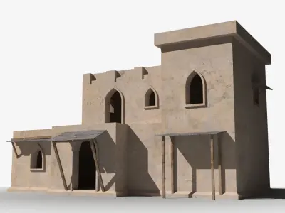 Arab x36 Low-poly 3D model