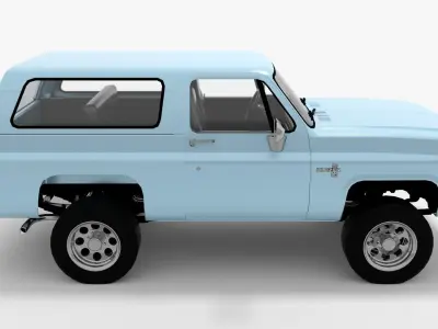  Chevrolet Blazer K5 1989 3D model