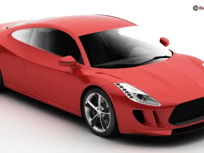 Generic Sports Car 3D model buy