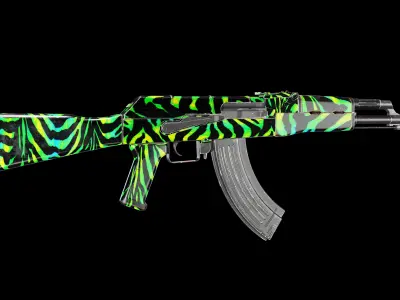 Game Ready AK 47 Low-poly 3D model