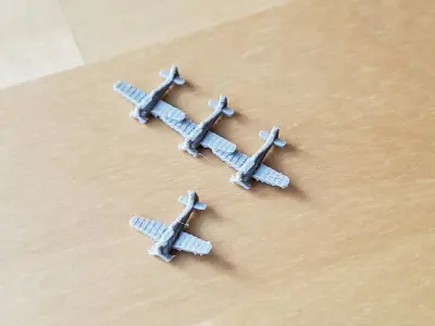 German FW-190 Fighter Aircraft Free 3D print model