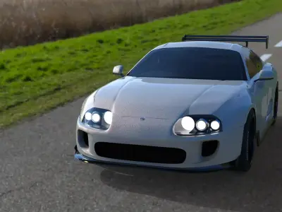Toyota Supra Mk4 3D Free 3D model