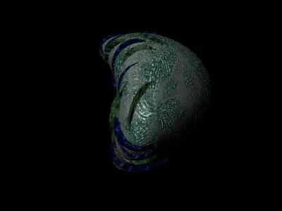 Insect Nest Centripedes Mecha-Burrow 3D model