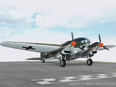 Heinkel He-111 3D model