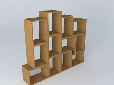shelf niche niche bookshelf Free 3D model
