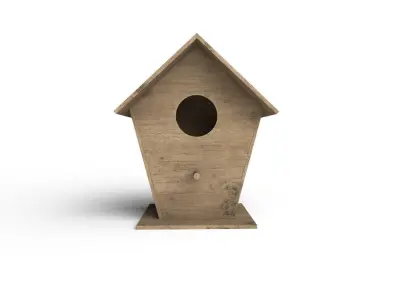 Bird House M01 Low-poly 3D model