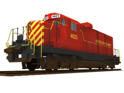 Army GP10 Locomotive 3D model