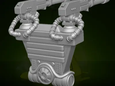 Laser Viper GI Joe Fan Art 3D printable File For Action Figures 3D print model