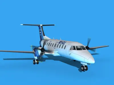 Embraer EMB120 Rio Sul 3D model