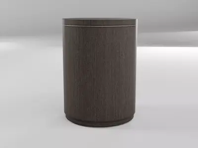 Modern Mood Round Nightstand Free 3D model