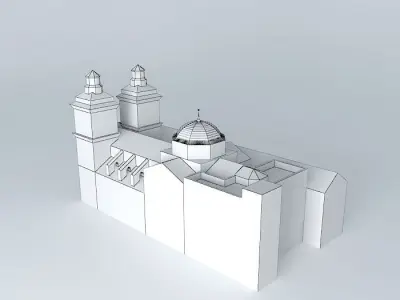 Archpriest Church of Our Lady of Carmen Free 3D model