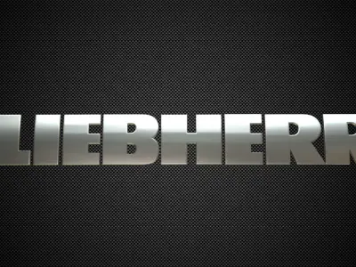 liebherr logo 3D model