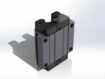 Carro Guia Linear OBR A 45E Linear Guide Car 3D model