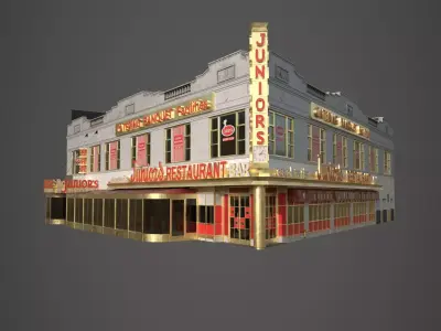 Juniors Restaurant 3D model
