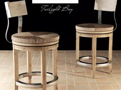 Dalton Counter Stool Free 3D model
