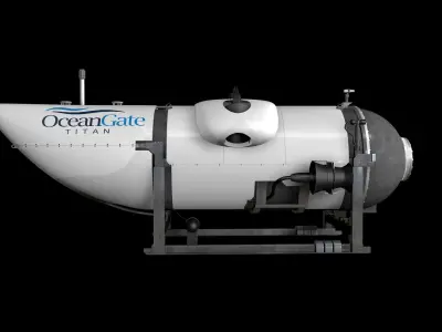 Oceangate Titan 3D model