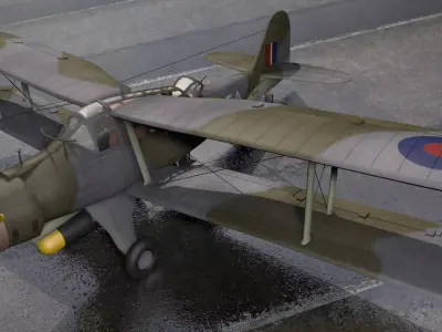 Fairey Albacore Mk-1 3D model
