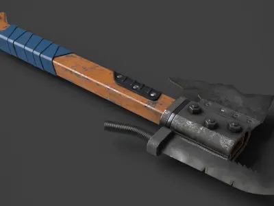 Modifiable Strike Weapon 21 Low-poly 3D model
