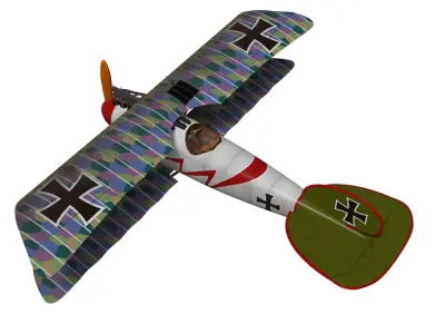 Albatros DV 3D model