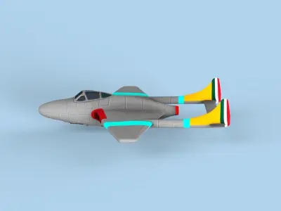 Jet plane 3D model