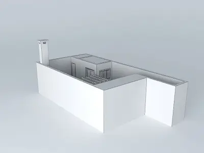 didianeorkut area lazer backyard barbecue Free 3D model