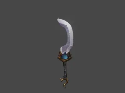 Zeloeman Sword A 66 Low-poly 3D model