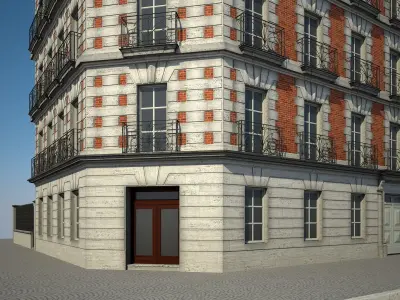 Old Building VII 3D model