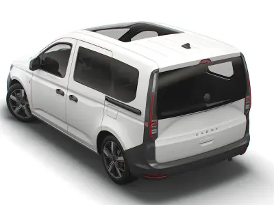Volkswagen Caddy Combi 2021 3D model
