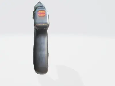 futurist ornate pistol 3D model