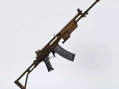 Galil Rifle for G8 3D model