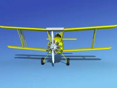 Grumman G-164 AgCat V09 Cropduster 3D model