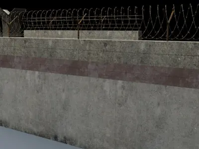 Berlin Wall 1st gen Element 3D model