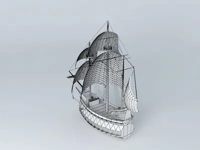 SPANISH STYLE GALLEON 3D model