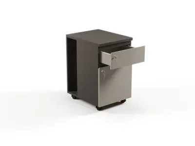 Modern Office Low Side Cabinet File For Staff  Free 3D model