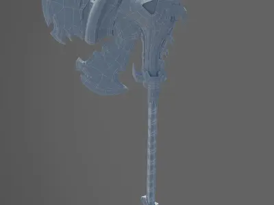 Model Legendary Revenant weapon high poly 3D model