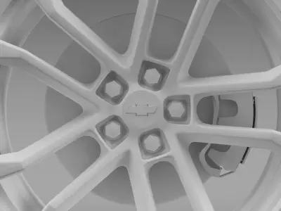 Chevrolet Camaro SSX Concept 2010 wheel 3D model