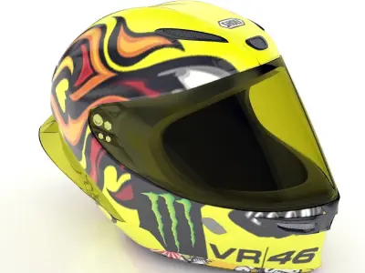 AGV Helmet 3D model