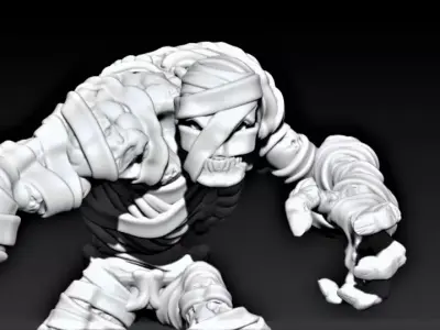 Mummy figure 3D print model