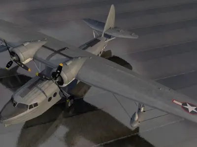 Sikorsky S-43 Baby Clipper 3D model