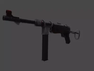 MP40 Maschinenpistole 40 Free 3D model