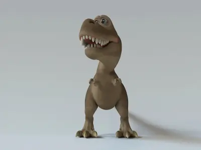 T-Rex animated t - rex dinosaur 3D model
